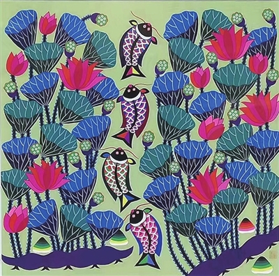 金山农民画赴日展出受欢迎